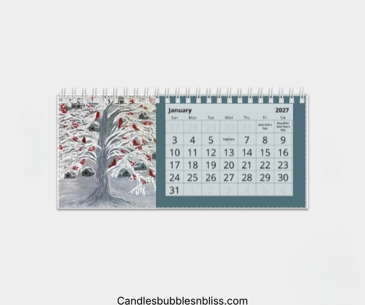 Art Print Calendar 2027