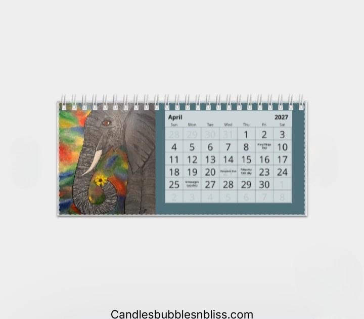 Art Print Calendar 2027