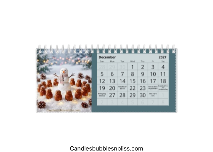 Calendar 2027 The CandlesbubblesnblissbyLM Collection