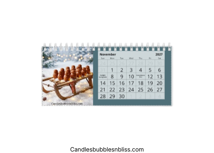 Calendar 2027 The CandlesbubblesnblissbyLM Collection