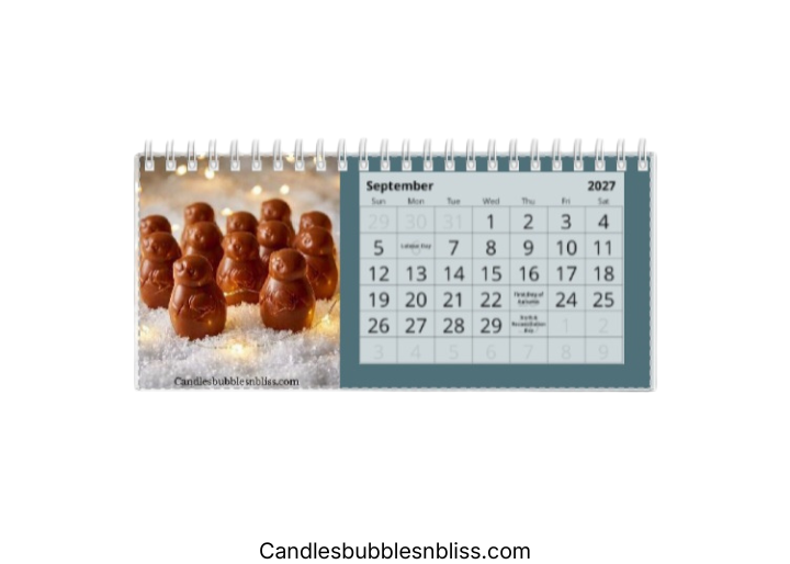 Calendar 2027 The CandlesbubblesnblissbyLM Collection