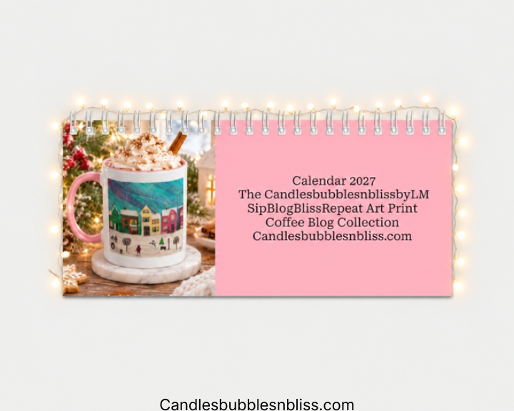Calendar 2027 The SipBlogBlissRepeat Art Print Coffee Mug Collection