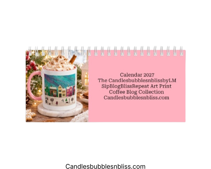 Calendar 2027 The SipBlogBlissRepeat Art Print Coffee Mug Collection
