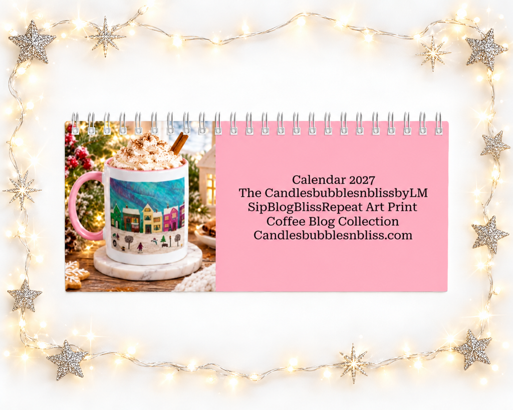 Calendar 2027 The SipBlogBlissRepeat Art Print Coffee Mug Collection