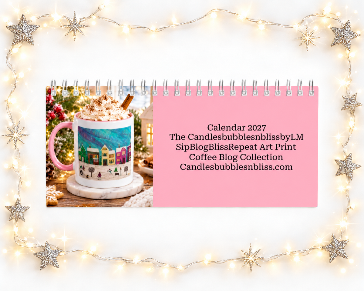Calendar 2027 The SipBlogBlissRepeat Art Print Coffee Mug Collection