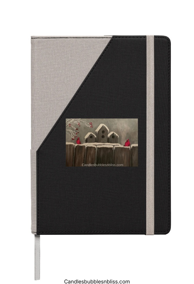 Winter Birds Art Print Notebook