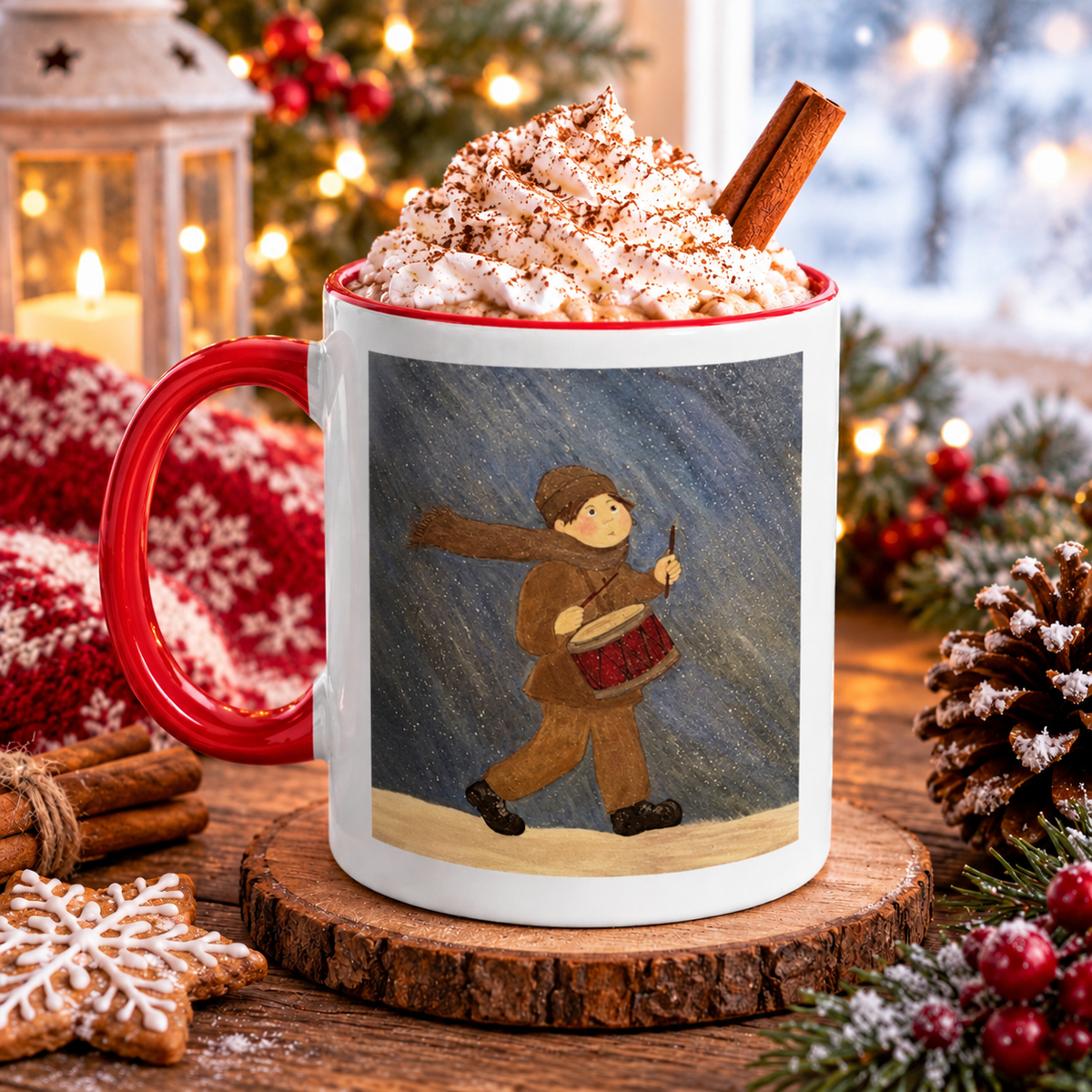 Drummer Boy Art Print Mug