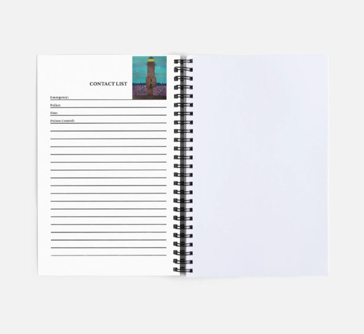 Art Print Lighthouse Notebook