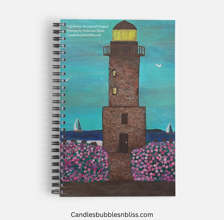 Art Print Lighthouse Notebook