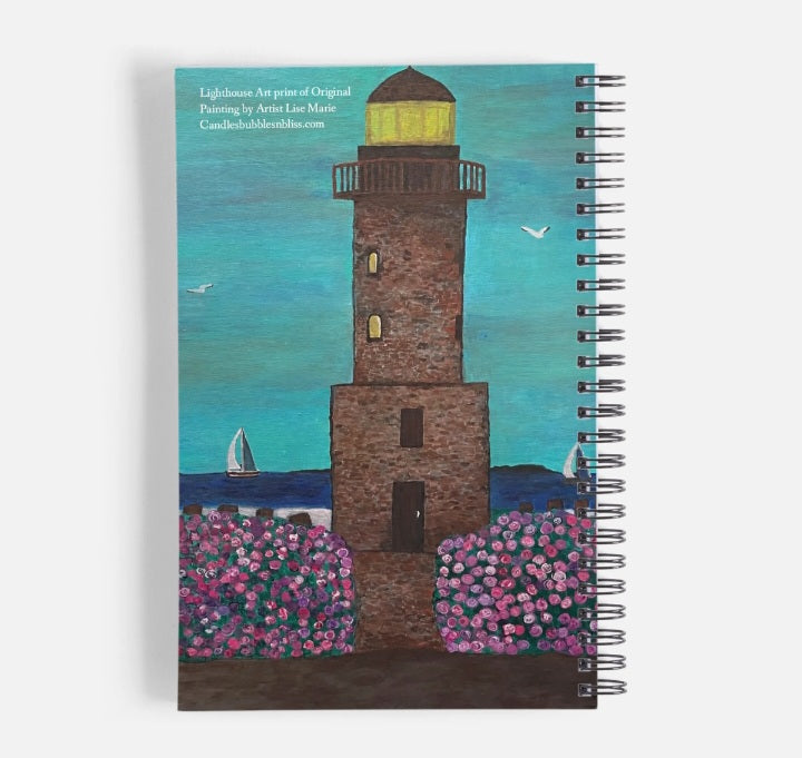 Art Print Lighthouse Notebook