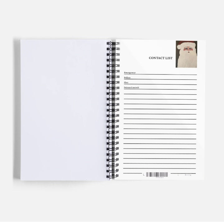 Art Print Santa Claus Notebook