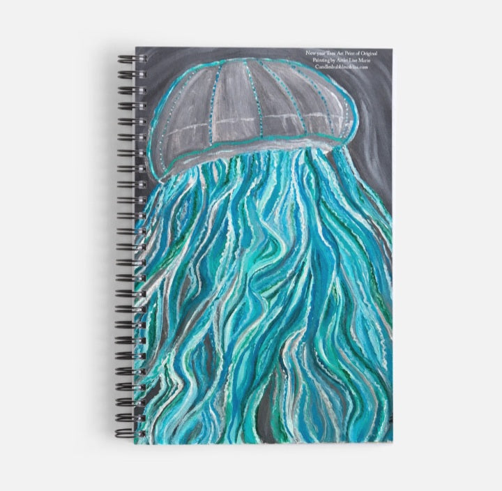 Art Print Jelly Fish Notebook