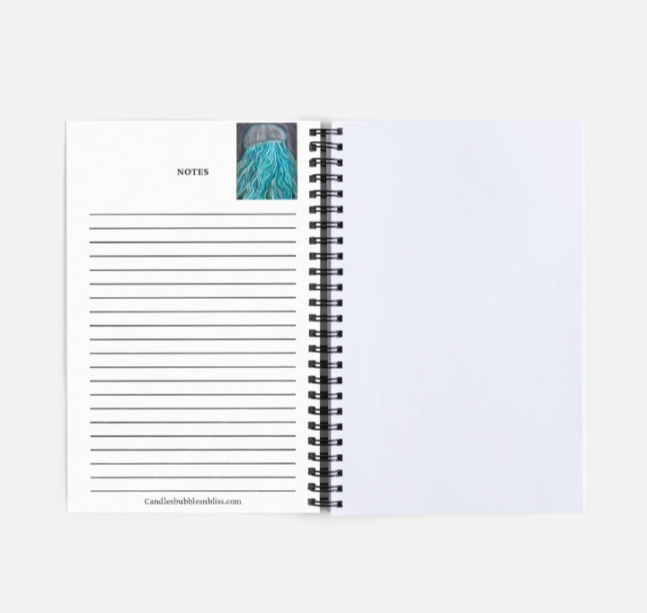 Art Print Jelly Fish Notebook