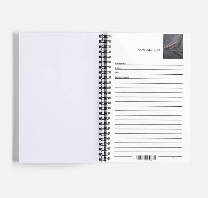 Humpback Whale Art Print Notebook