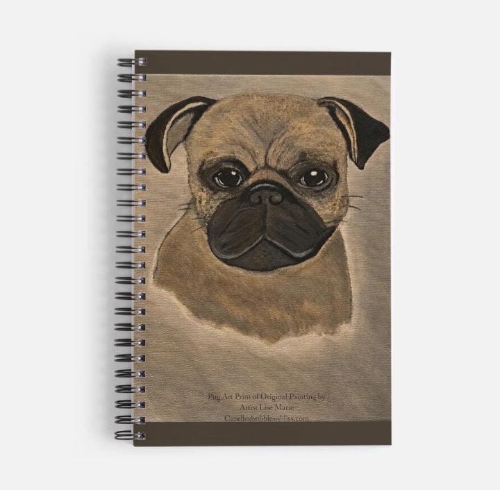 Pug Art Print Notebook