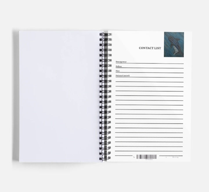 Whale Shark Art Print Notebook