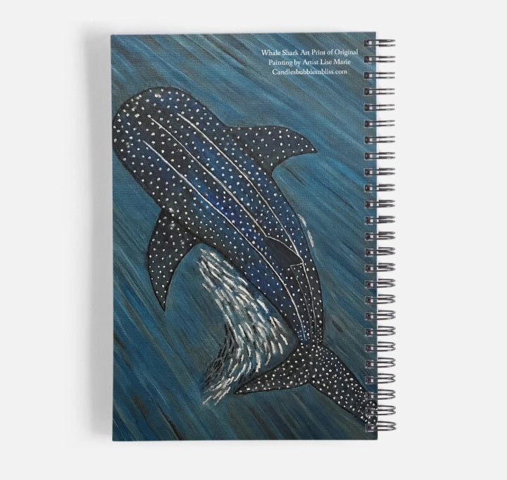 Whale Shark Art Print Notebook