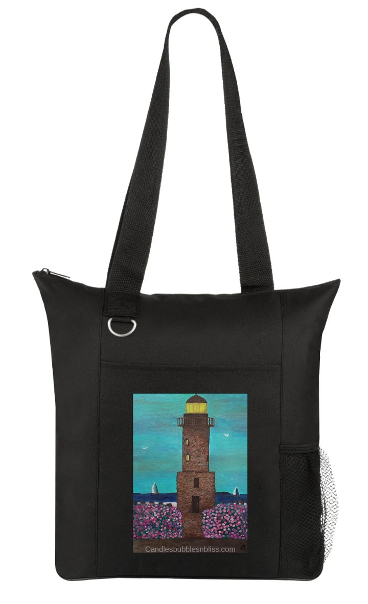 Lighthouse Art Print Tote Bag