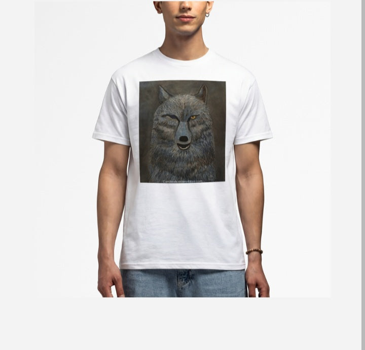 Wolf Art Print Unisex Tshirt