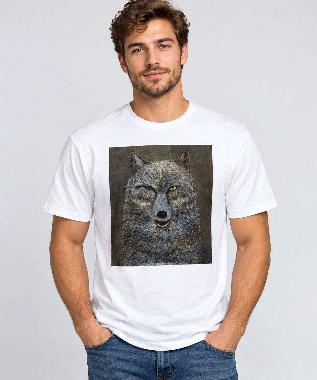 Wolf Art Print Unisex Tshirt