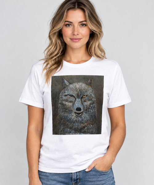 Wolf Art Print Unisex Tshirt
