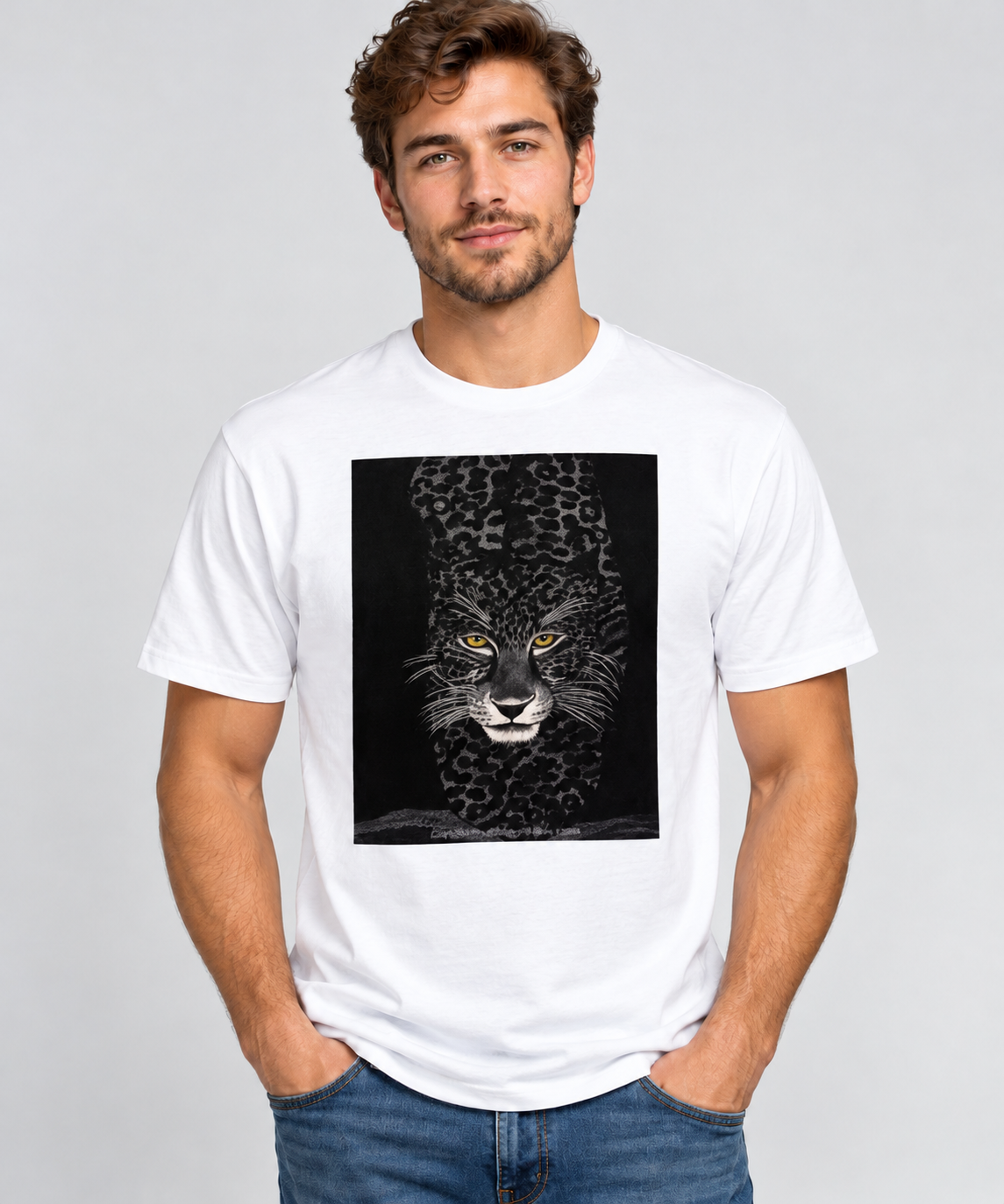 Jaguar Art Print Unisex Tshirt