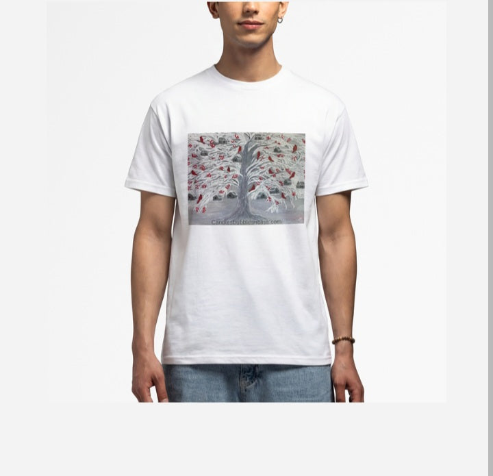 New Years Tree Art Print Tshirt