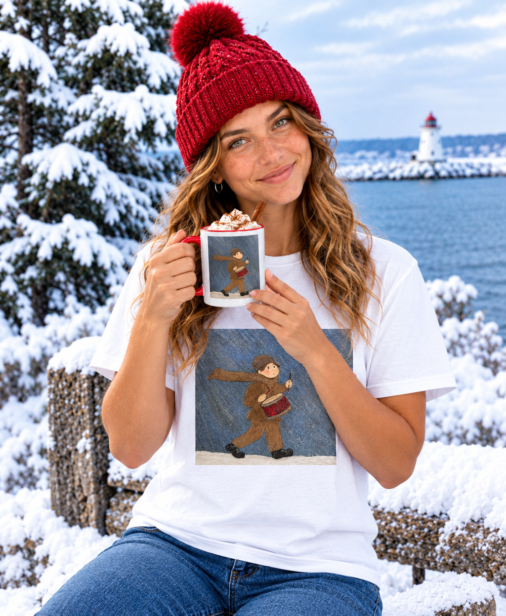 Drummer Boy Art Print Tshirt
