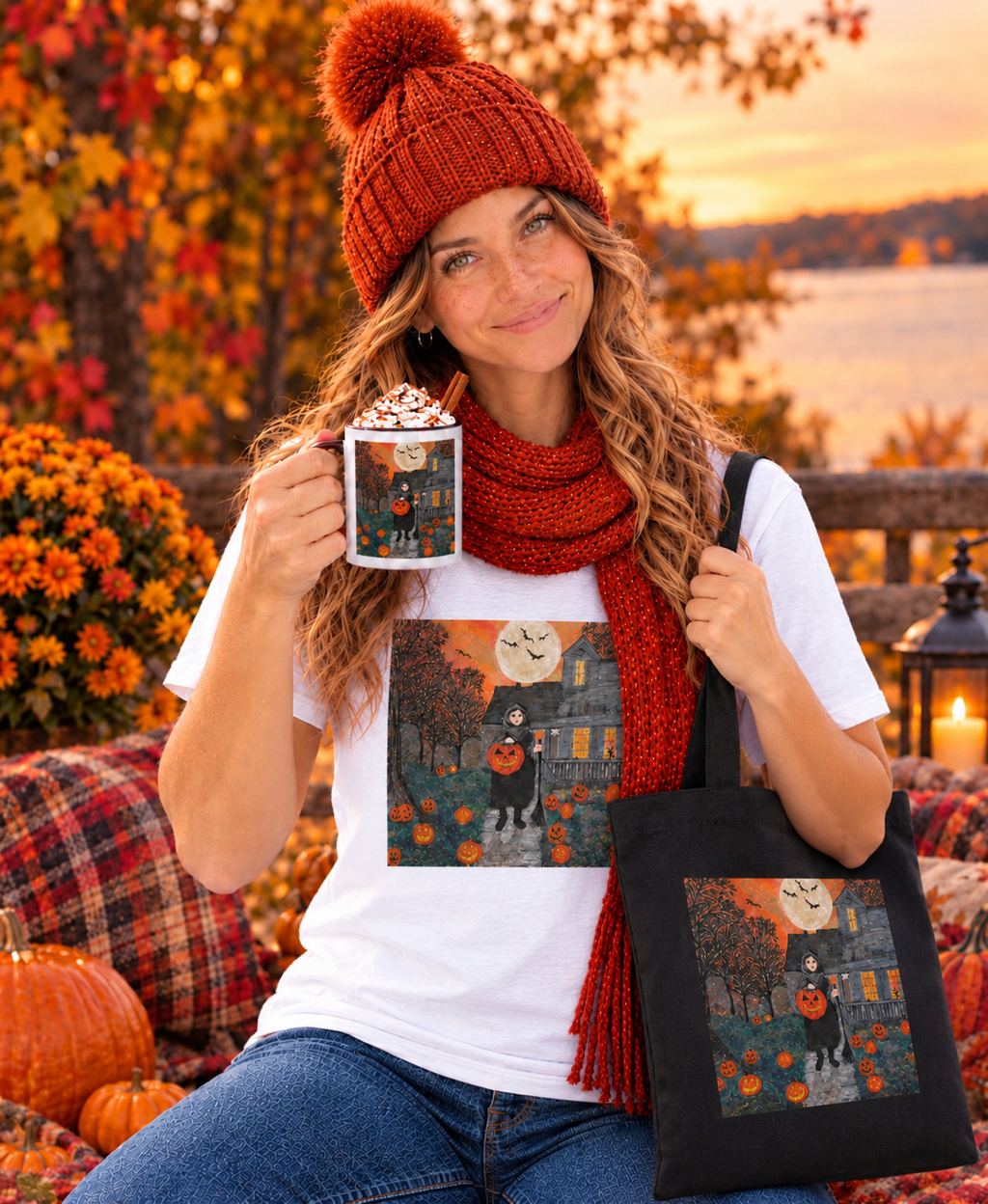 Witch Art Print Tote Bag