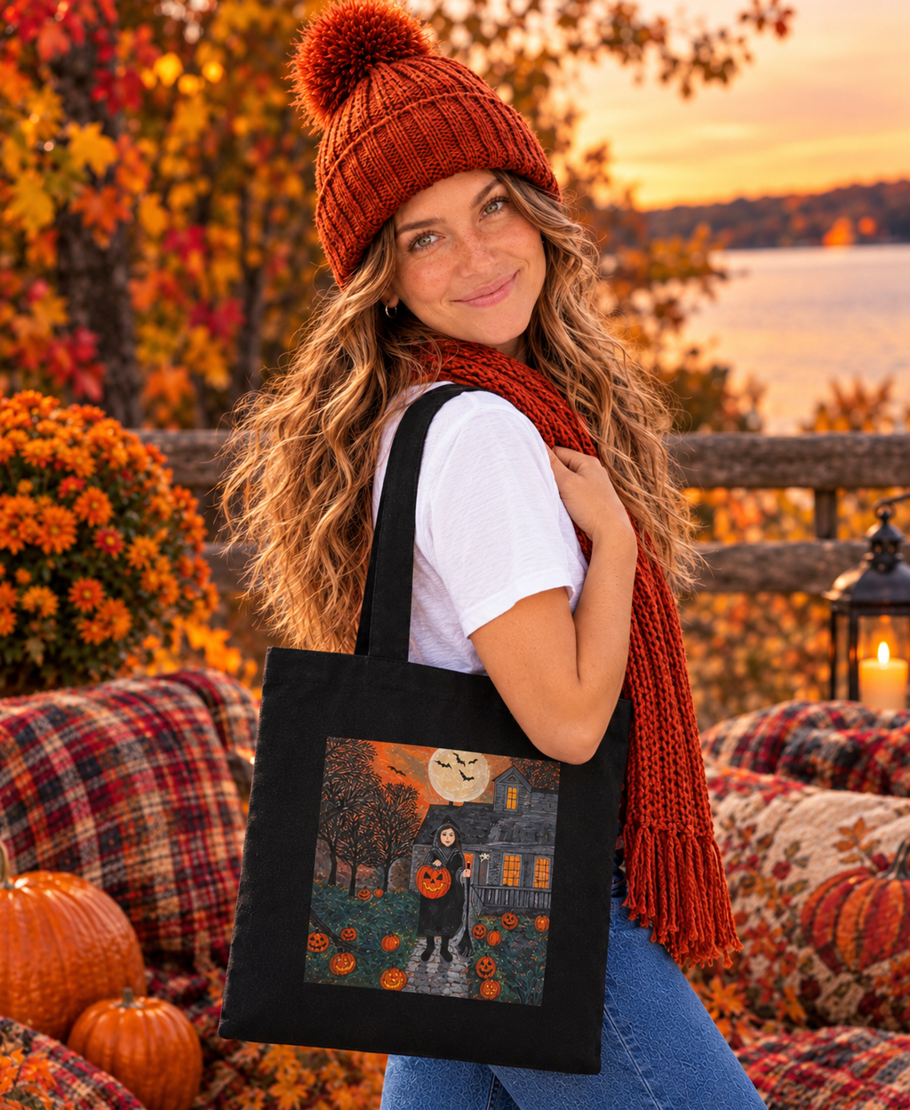 Witch Art Print Tote Bag
