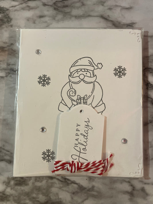 Santa Claus Greeting Cards and Gift Tags