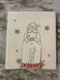 Santa Claus Greeting Cards and Gift Tags