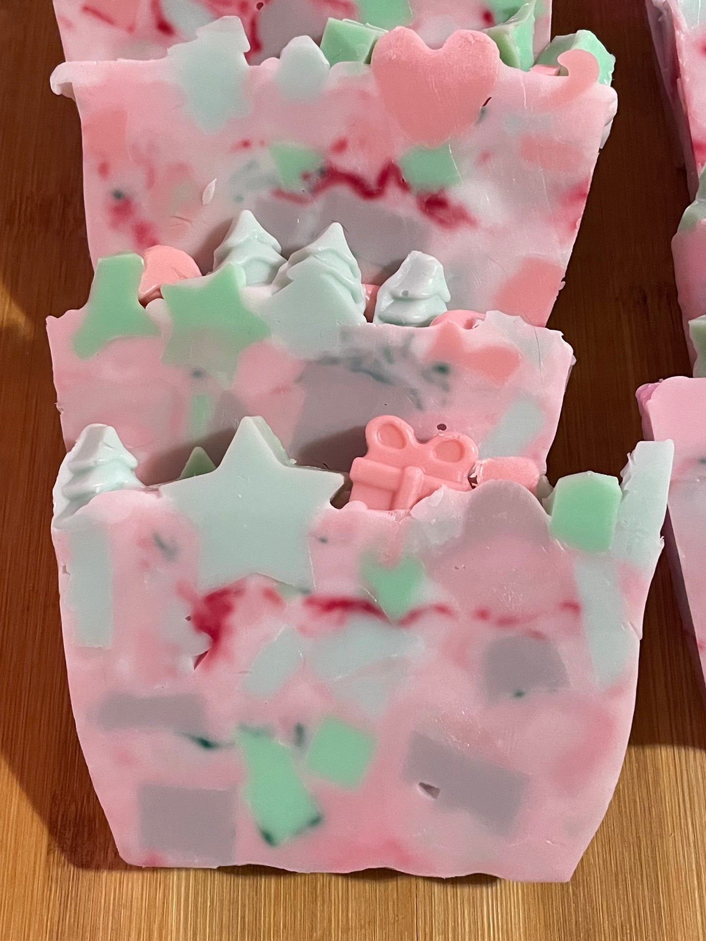 Festive Holiday Bar Soap, Mystery Scent