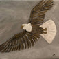 Eagle in Flight Acrylic Painting Art Print