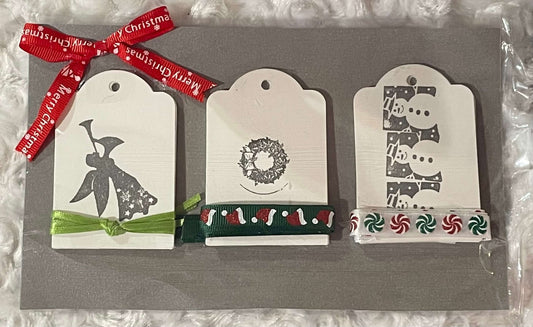 Lot de 15 étiquettes cadeaux assorties en forme d'ange