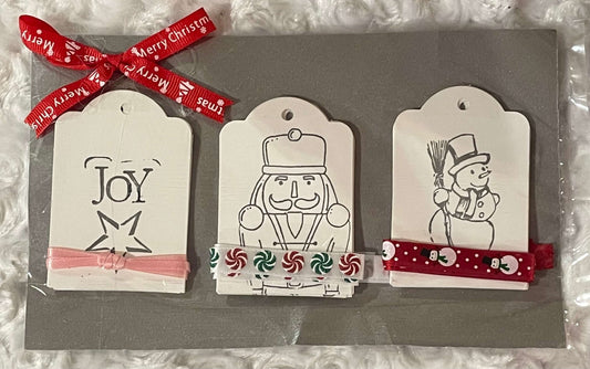 Snowman Gift Tags 15 Pack Assorted