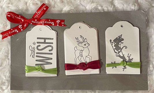 Santa’s Sleigh Gift Tags 15 Pack Assorted