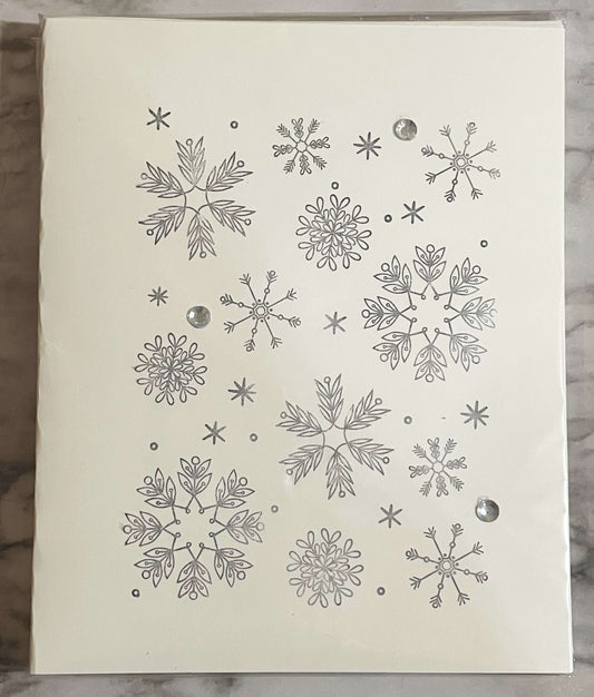 Snowflakes Greeting Cards