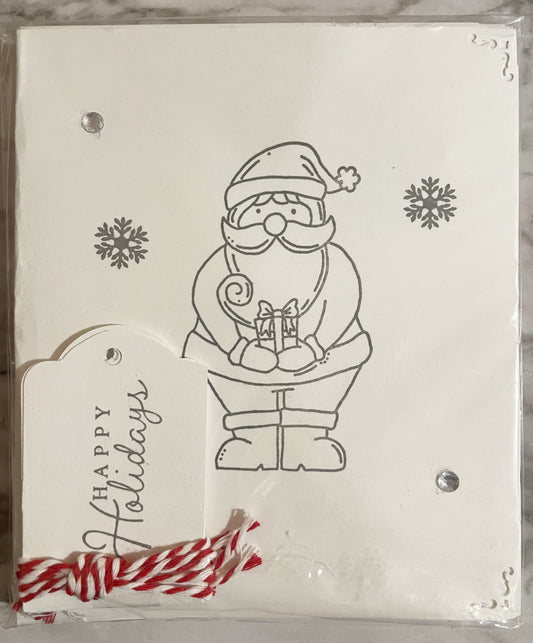 Santa Claus Greeting Cards and Gift Tags