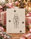 Lot de 5 cartes de vœux Casse-Noisette