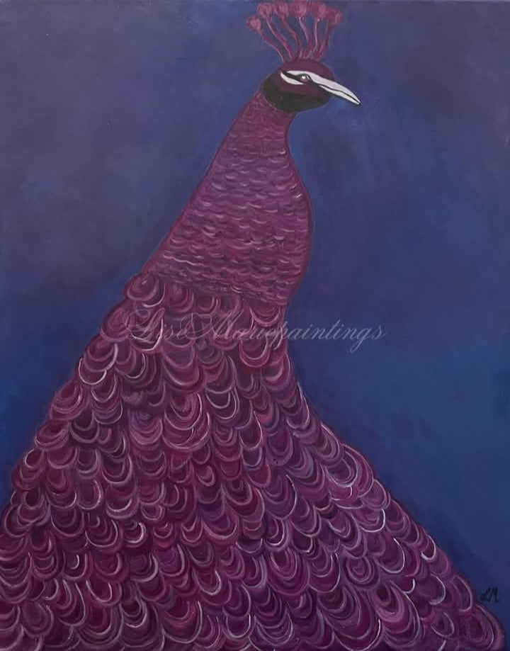 Peacock Art Print