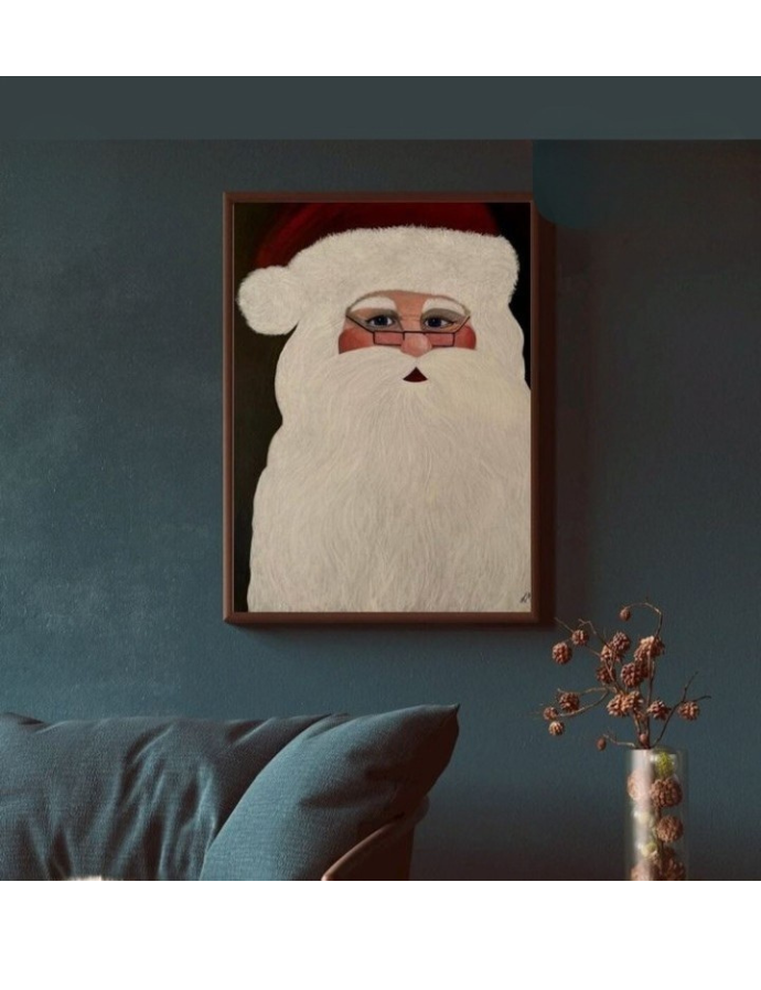 Santa Claus Art Print Original