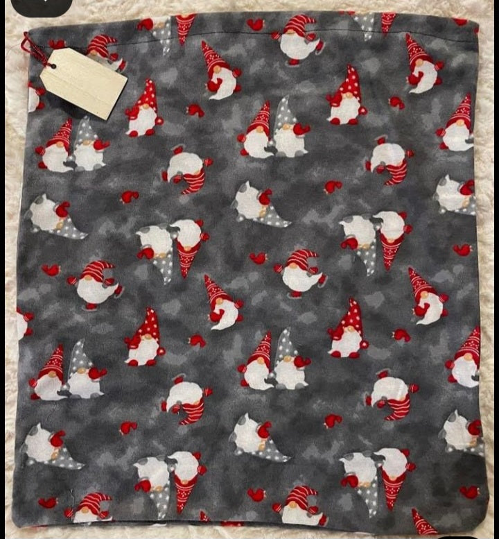 Fabric Gift Bags with Tag
