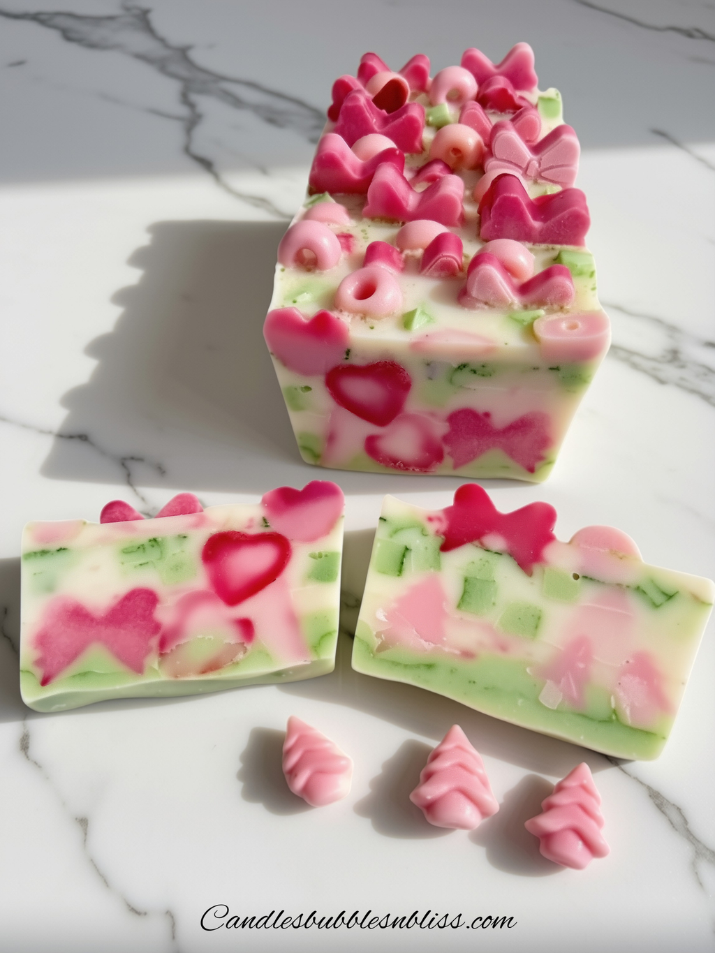 Hearts and Pine Bar Soap