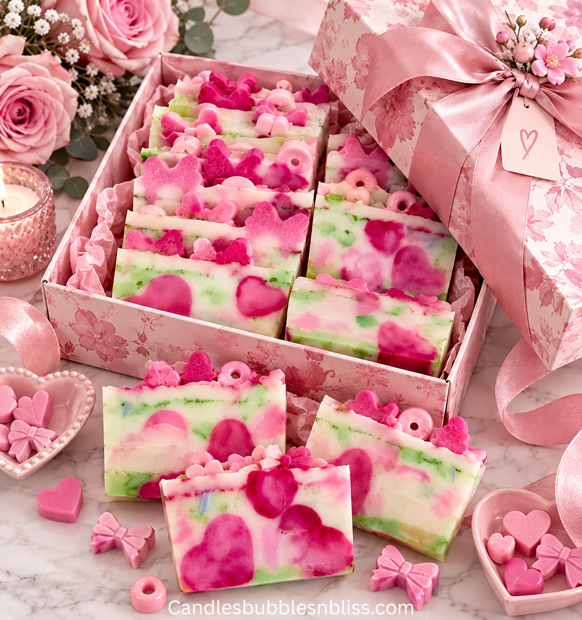Hearts and Pine Bar Soap