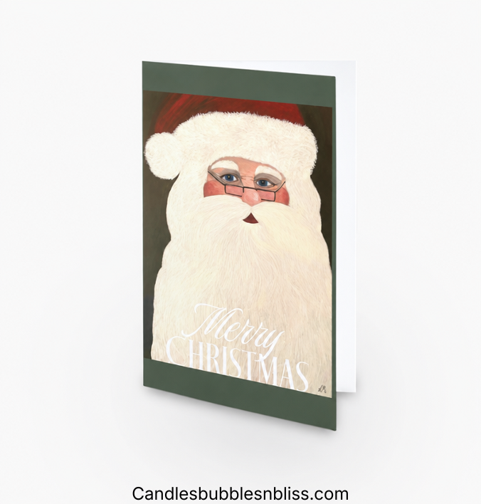 Santa Claus Art Print Greeting Card
