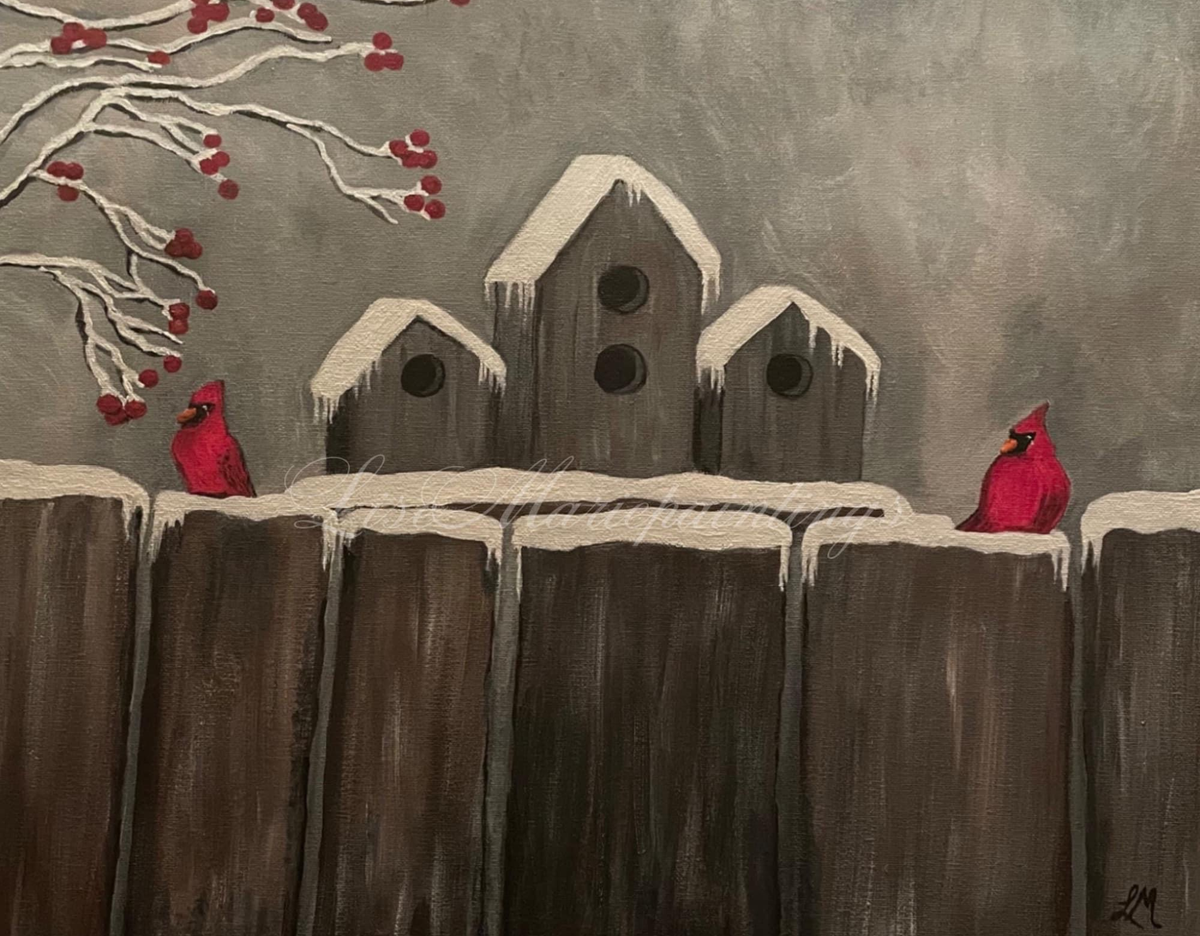Winter Birds Art Print