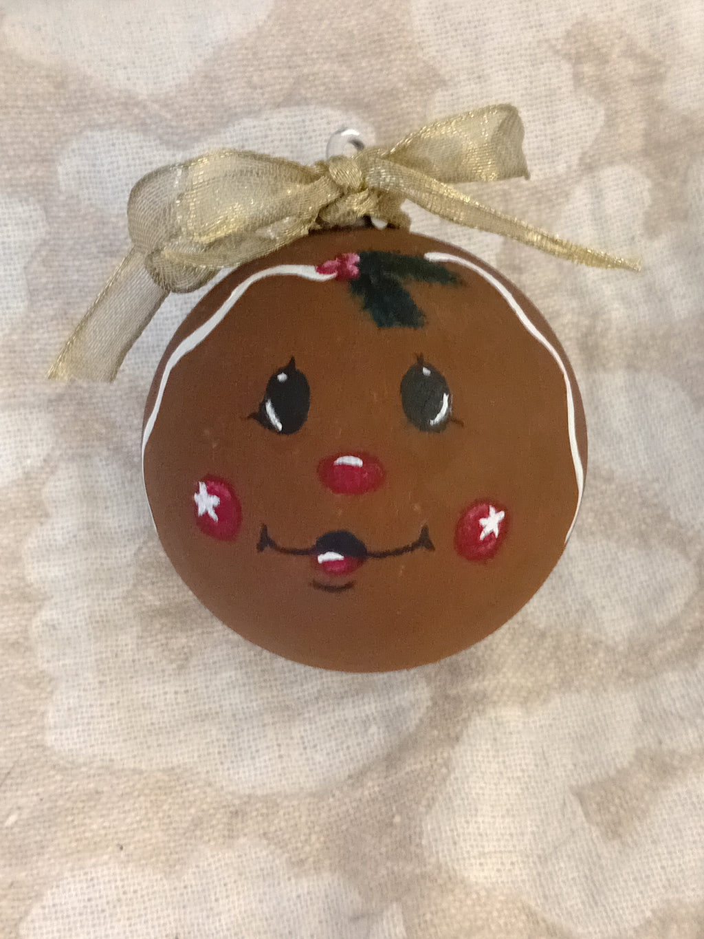 Gingerbread Painted Ornament