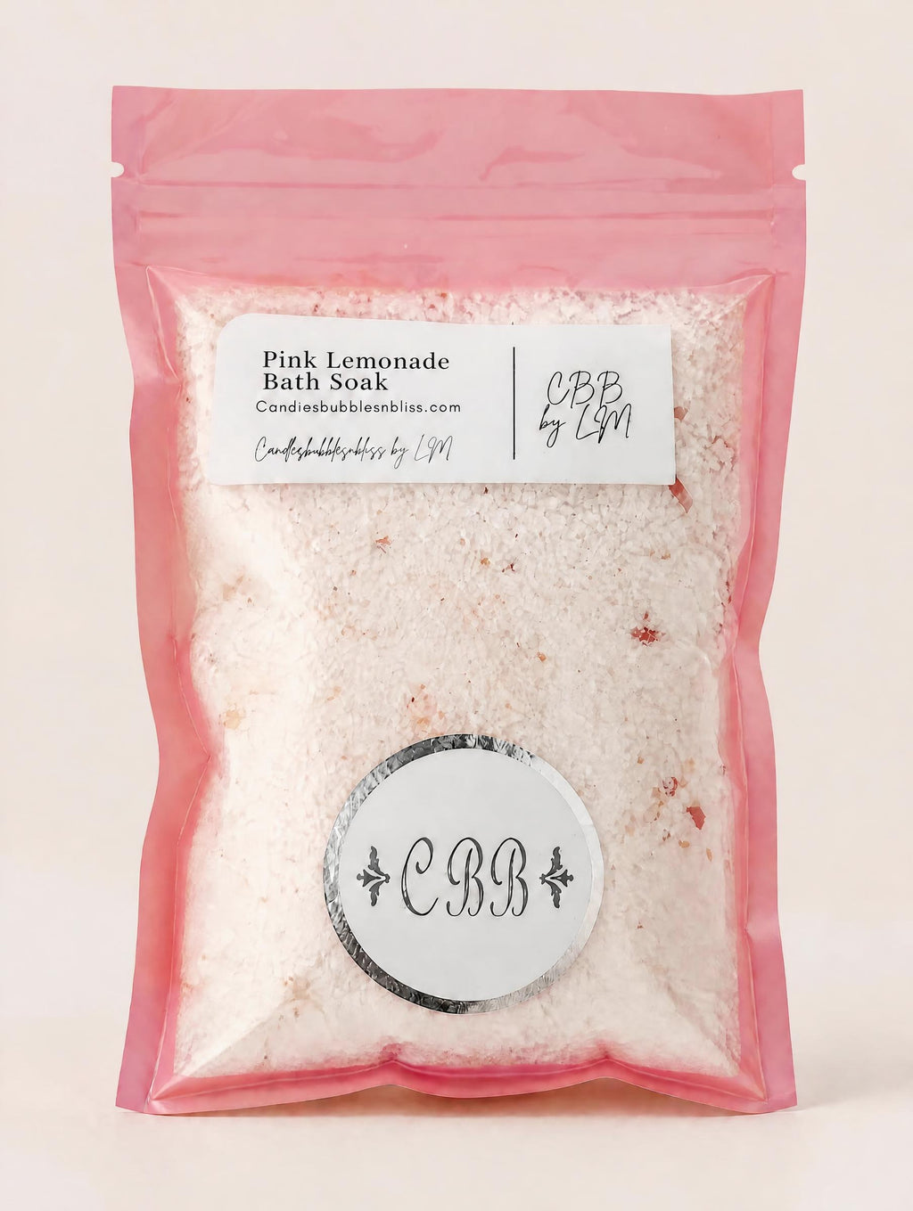 Bain effervescent à la limonade rose