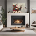 Santa's Sleigh Art Print
